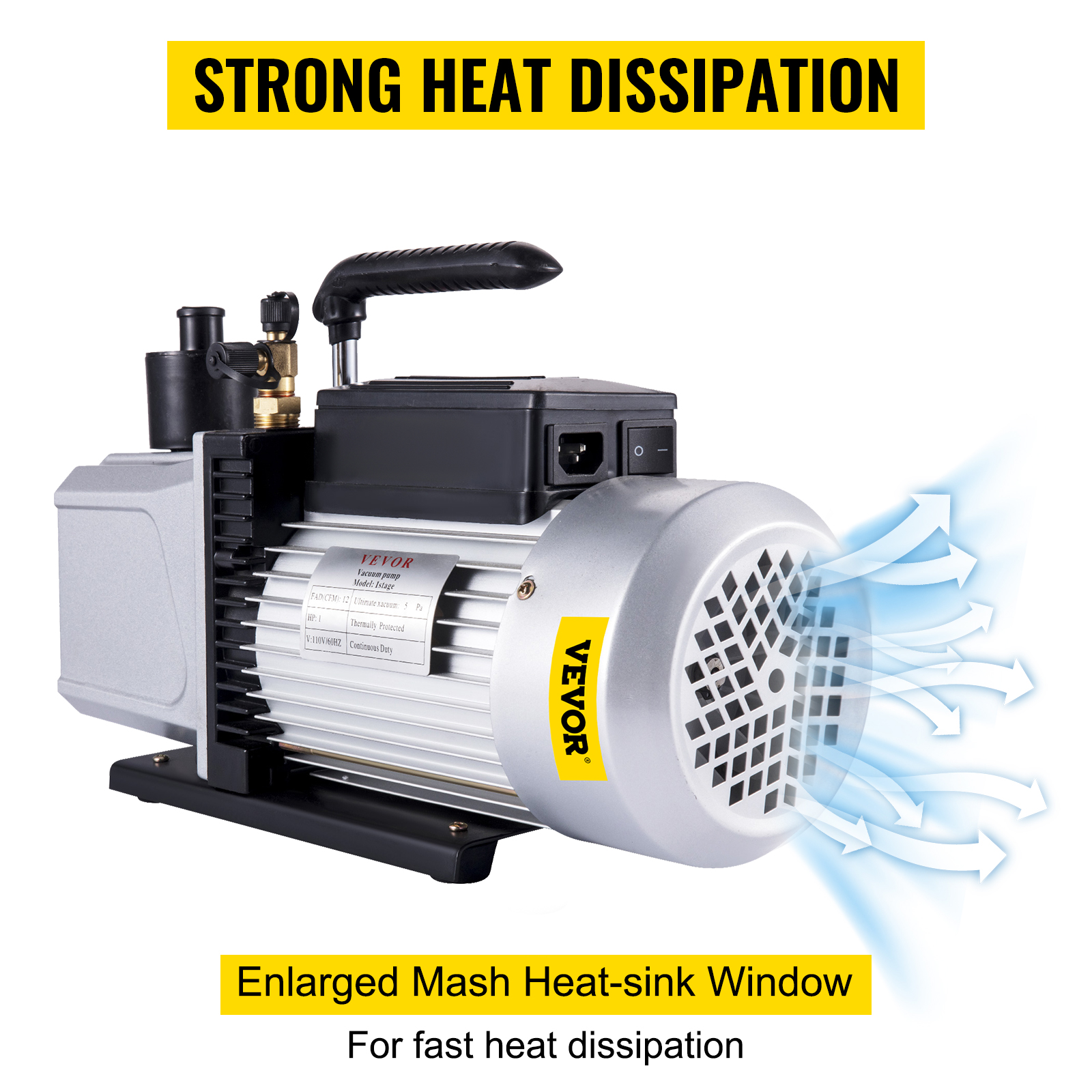 Boba De Vacío De Una Sola Etapa De 3.5CF 14HP Y R410A R22 R134A R404A - Foto 7