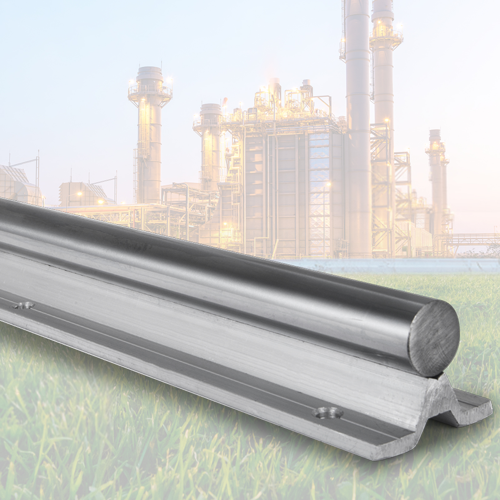 Joselin 4 Stück SBR20 Linearschienen-Anschlagmanschetten, Wellenbegrenzungsbefestigungsringe Aus Aluminiumlegierung mit Schraube