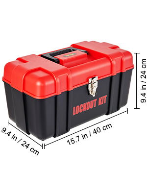 VEVOR 42 PCS Lockout Tagout Kits, Electrical Safety Loto Kit Includes ...