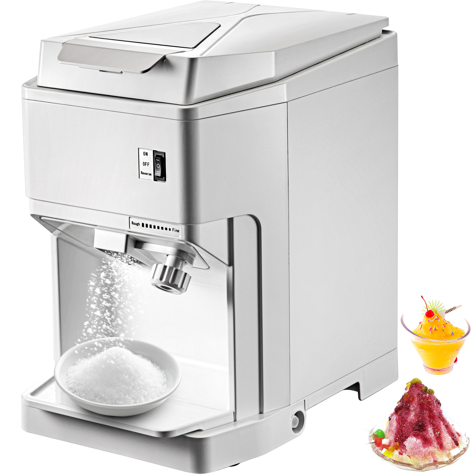 110V Electric Shaved Ice Machine 250W Snow Cone Maker Tabletop W Cones Maker P 010414171824