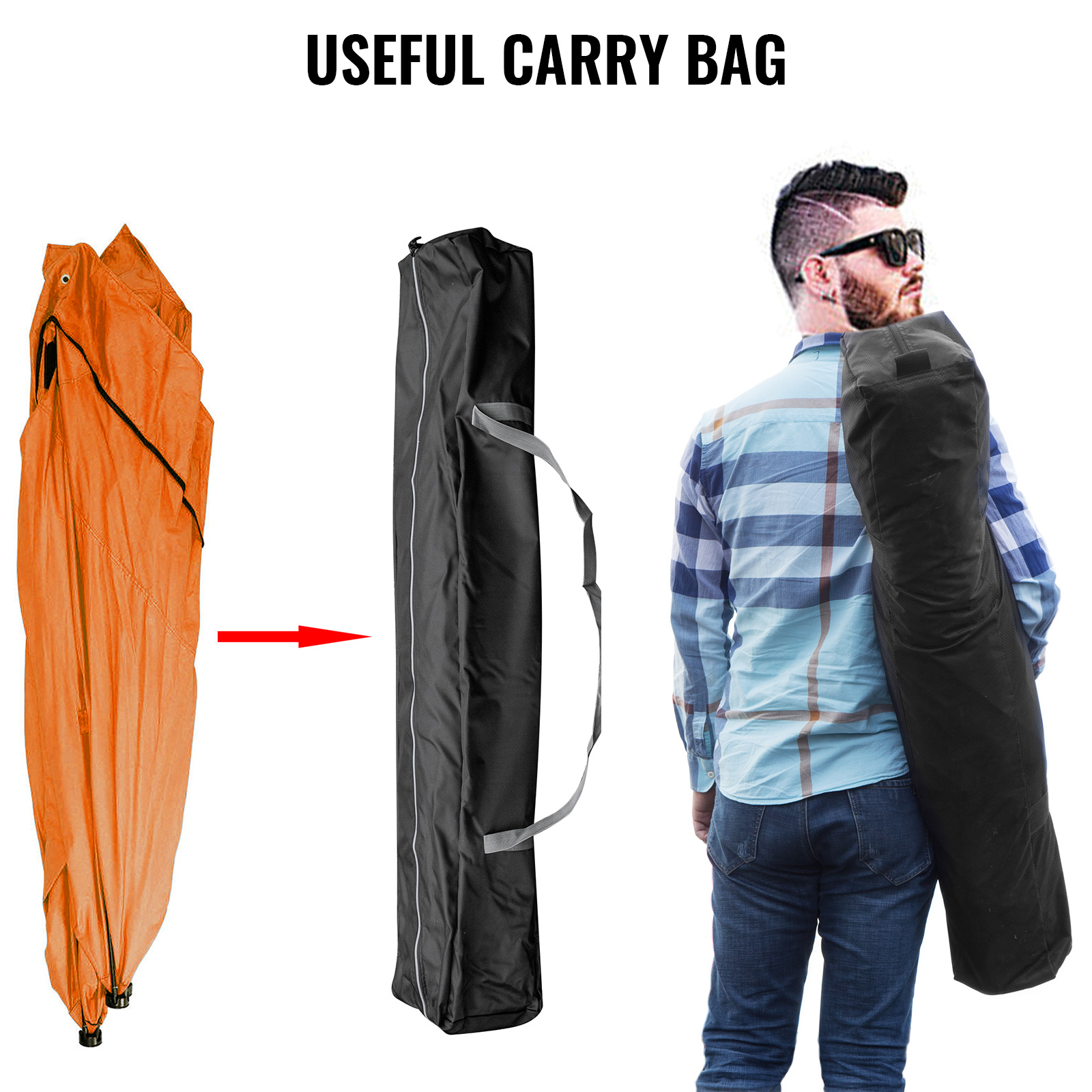 VEVOR ice fishing shelter portable with useful carry bag demonstration