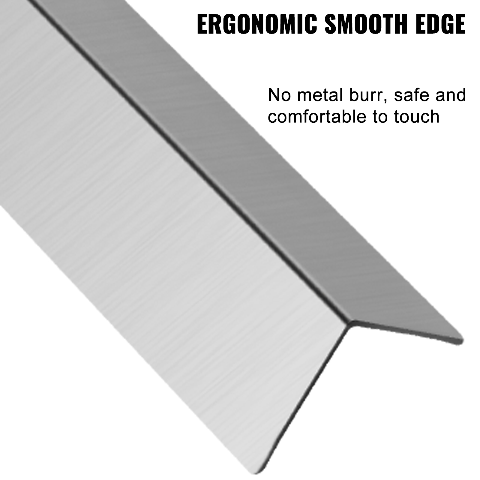 VEVOR Stainless Steel Corner Guards 1 x 1 x 48 inch Metal Wall Corner ...