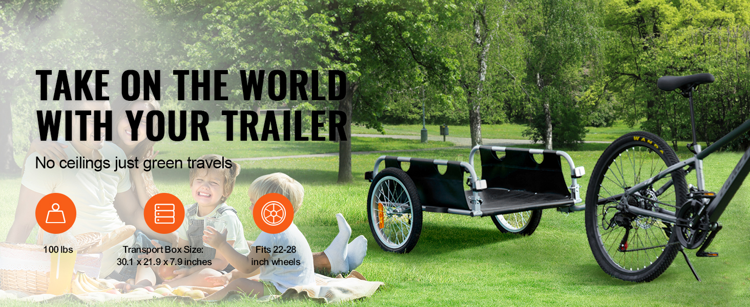 Cykeltrailers lastekapacitet