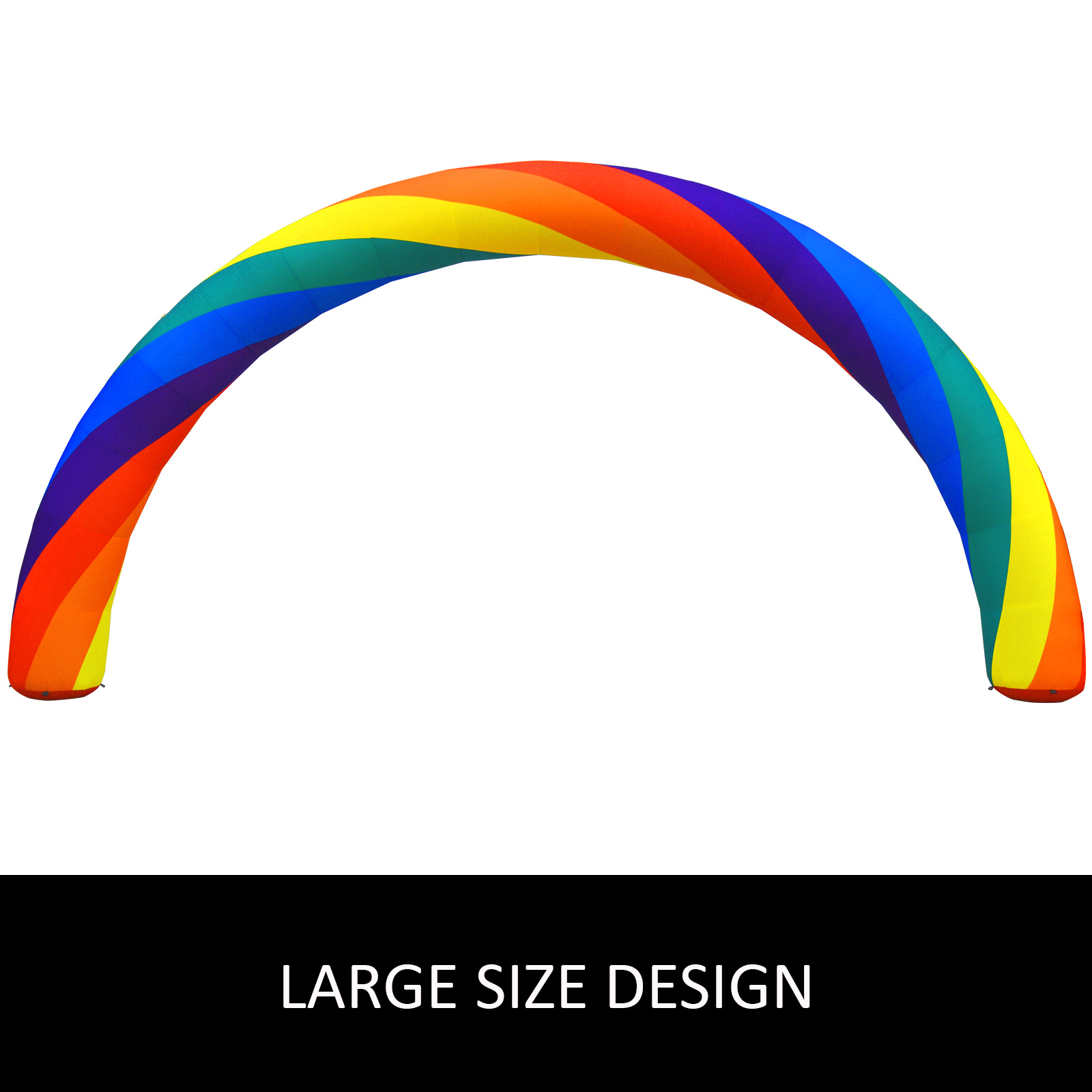 VEVOR Inflatable Rainbow Arch 26ftx10ft with 110W Blower for ...