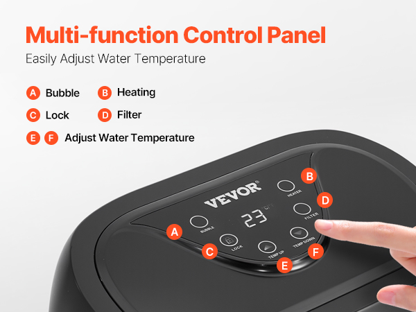 VEVOR Inflatable Hot Tub 2 to 4 Person 70.9 x 26 in Round Portable ...
