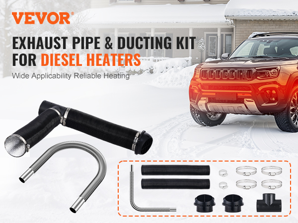 Diesel Heater Air Intake Duct Kit main image 0