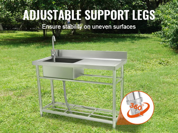 Stainless Steel Outdoor Sink That Hooks To Hose Freestanding