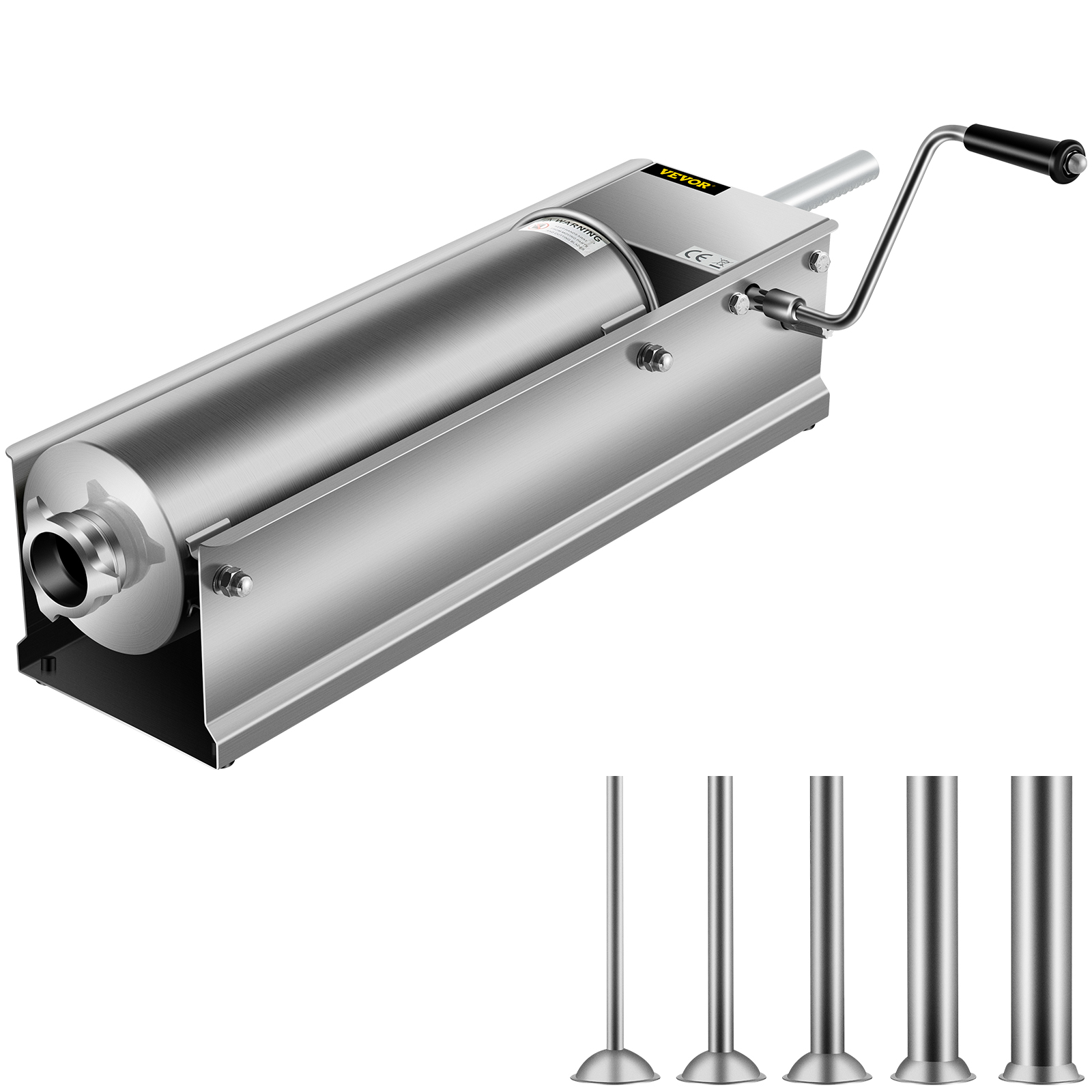 Machine A Saucisse VEVOR 2.5LBS/1.5L Capacity Homemade Sausage Maker Stainless Steel Sdlsbxggc15l18ho0v0 Sausage Stuffer - Foto 6