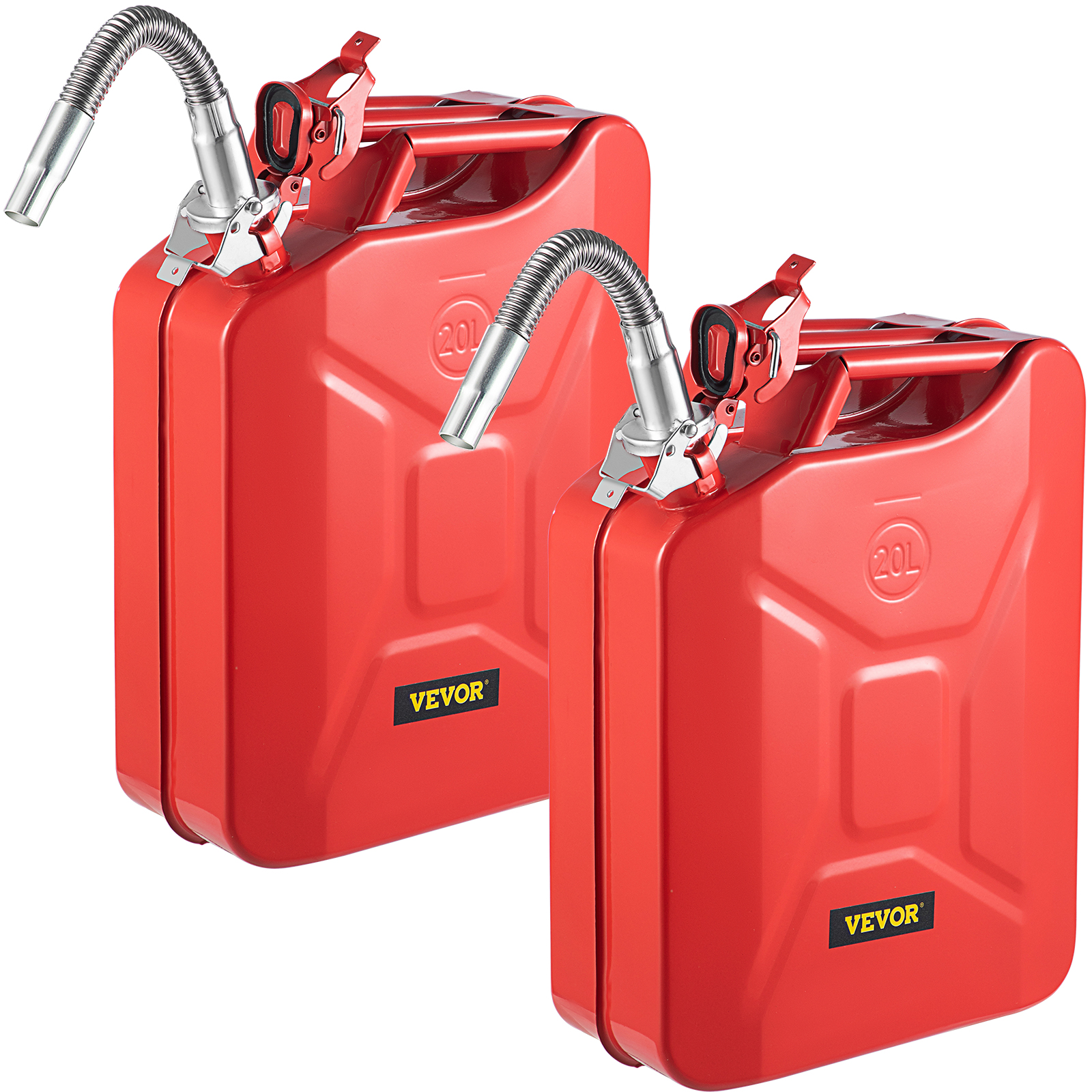 VEVOR Jerry Fuel Can 5 3 Gallon 20 L Portable Jerry Gas Can With Jerry Can M100 1.2