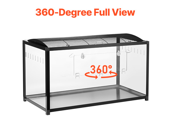 Picture of Hamster Cage Habitat 37.8in Clear Pet Rodent Gerbil Mice Small Animal ...