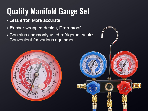 Mini Split Ac CFM AC Vacuum Pump And Gauge Set,for Mini Qatar