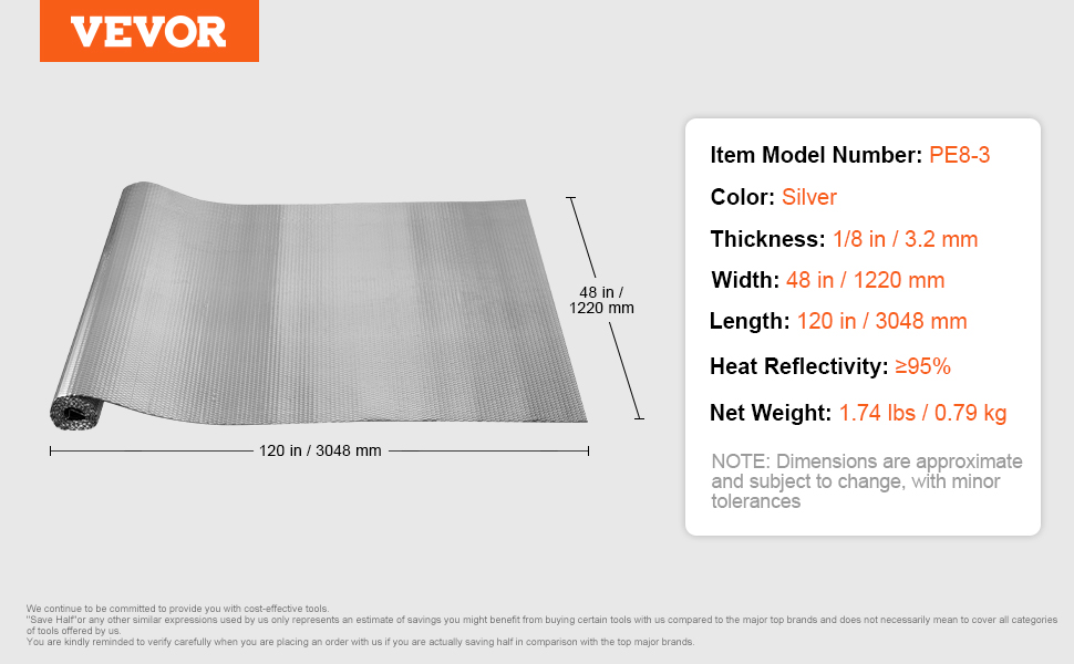Curated visual reference: Picture Idea: Vevor Double Reflective Insulation Roll Air Bubble Film Radiant 120