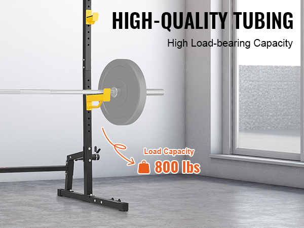 VEVOR Squat Stand Power Rack, Multi-Functional Power Rack with Pull up ...
