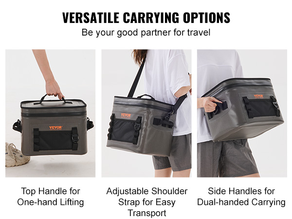 Cooler Backpack Tirrinia Insulated -24 Cans Portable Collapsible