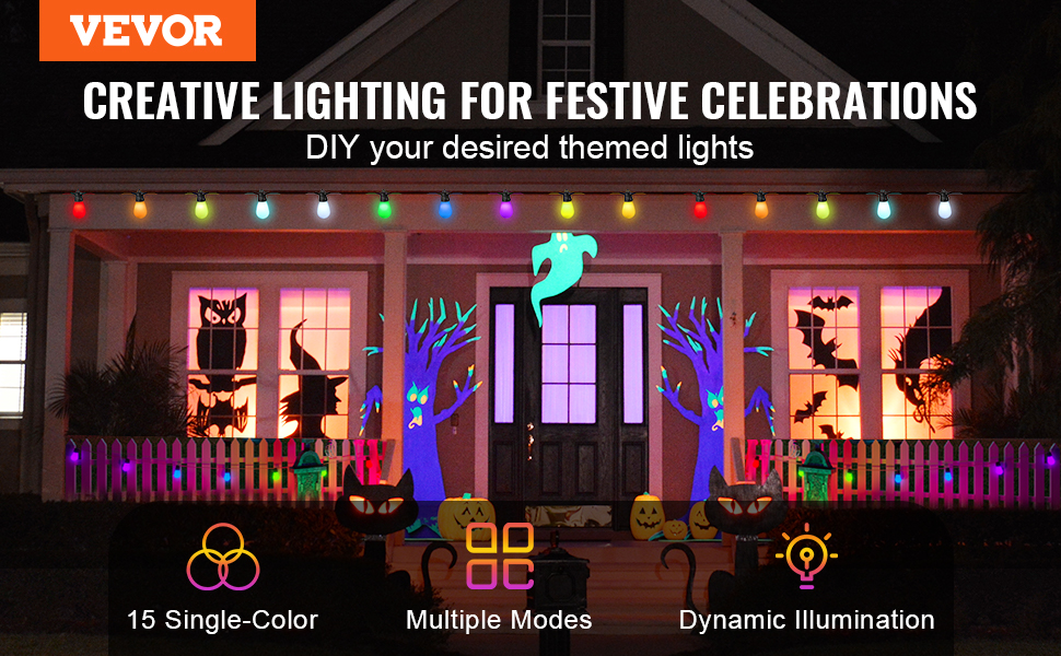 Maverick Retractable String Lights (Plain/Rainbow) main image 0