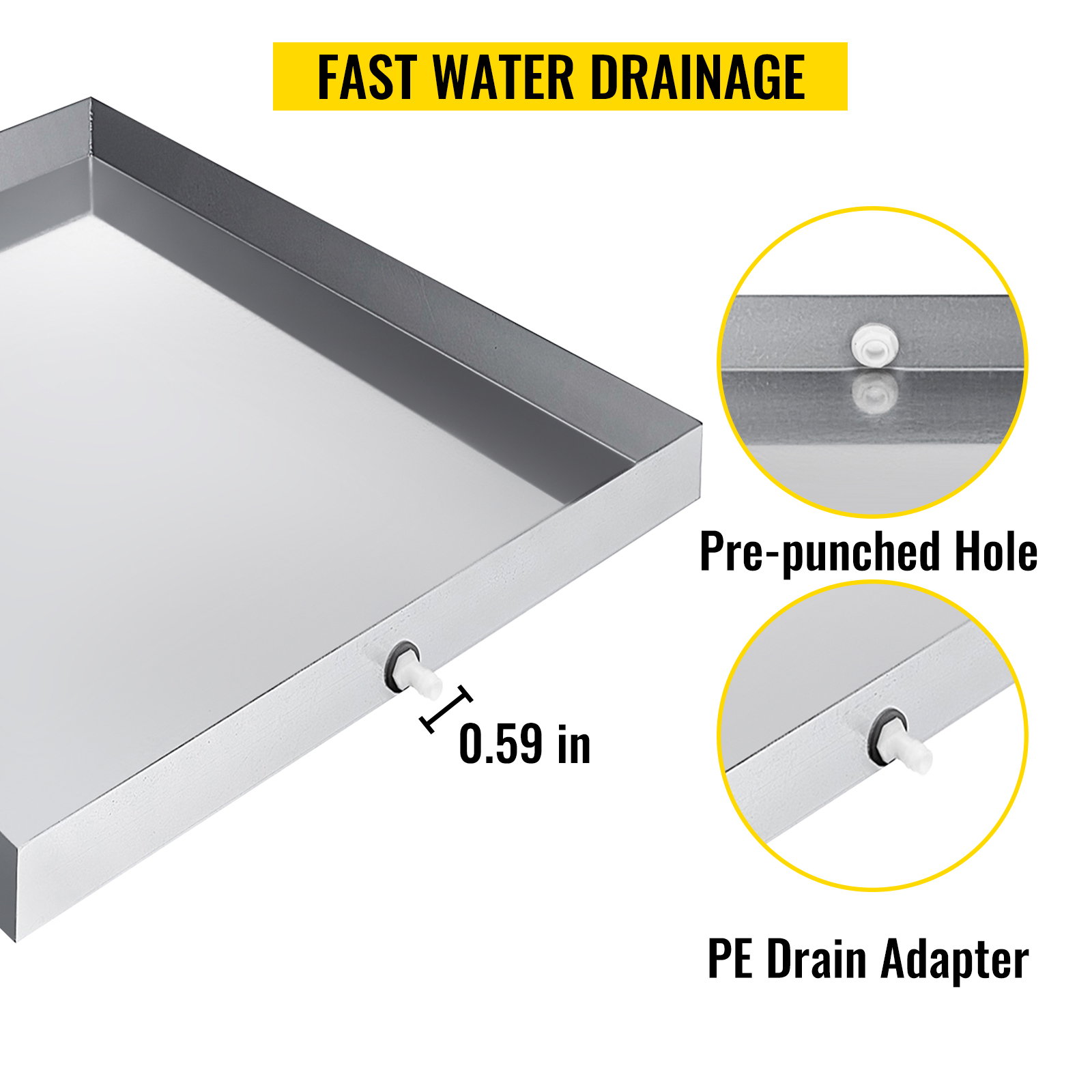 27 X 25 Compact Washing Machine Drip Pan