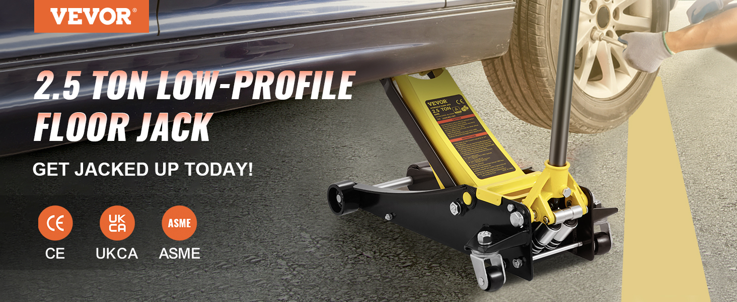 VEVOR 2.5T Trolley Jack Aluminium Low Profile Hydraulic Jack