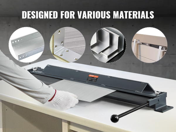 VEVOR Box and Pan Brake, 48-Inch, 0-130 Degrees Sheet Metal Bending ...