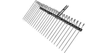 Vevor Pine Straw Rake Outdoor Landscape Rake 60