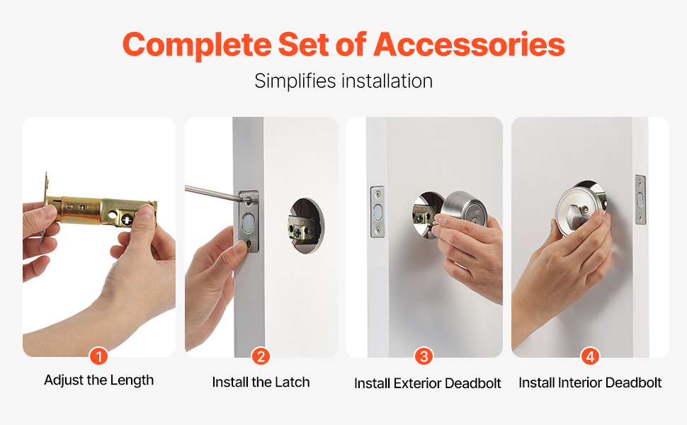 Deadbolt Lock Round Single Cylinder Dead Bolt Keyed 1 Side Satin Nickel ...