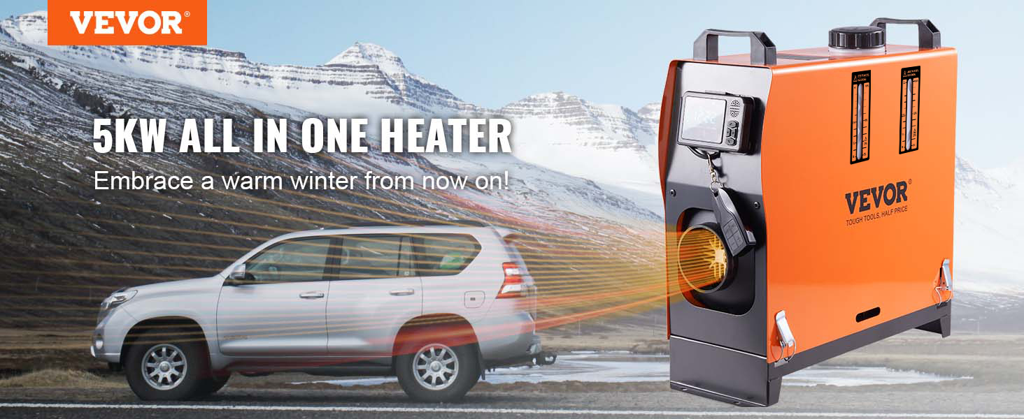 VEVOR - - VEVOR 8KW Diesel Heater, 12V/24V All In One - Foto 6
