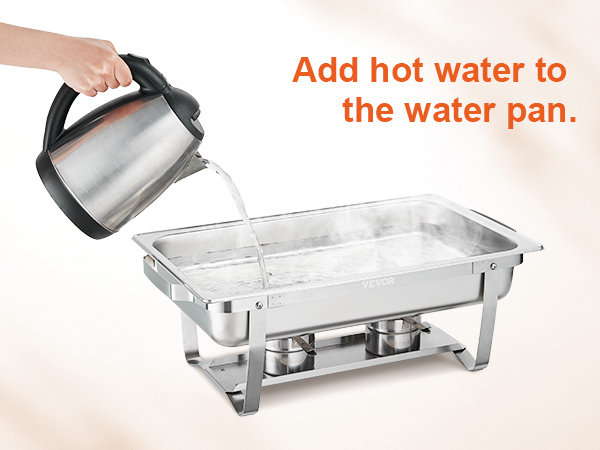 3x Chafing Dish Scaldavivande 3 Spazi Gn 1/3 Contenitore Vassoi Di Riscaldamento P 010351901208