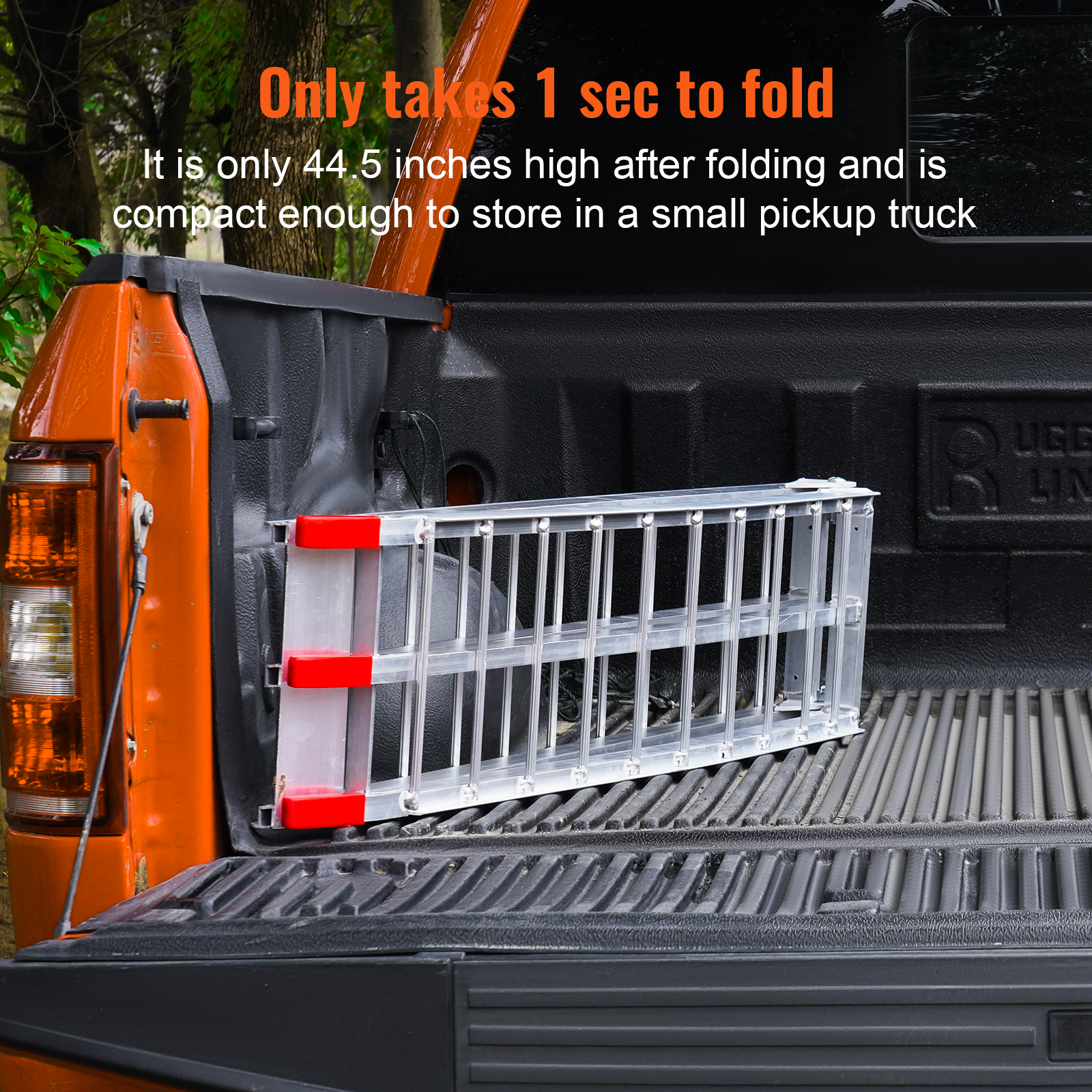 VEVOR Motorcycle Ramps, 750lbs Folding Loading Ramps for Pickup Trucks ...